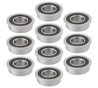 Create idea Cuscinetti a sfera flangiati a doppia tenuta F688-2RS, 8 x 16 x 5 mm, adatti per stampanti 3D, fax, macchine utensili elettriche, 10 pezzi