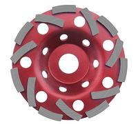 Create idea Diamante Rettifica Coppa Calcestruzzo Ruota 125x22.23mm 14 Fori Disco di Taglio Rosso Angolo Grinder Strumento Per Granito Marmo Pietra Mattone Massetto