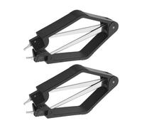 Create idea Estrattore IC in acciaio inox, 2 pezzi, estrattore di chip IC, strumento di estrazione di chip PLCC, estrattore di chip a molla assistito a forma di U
