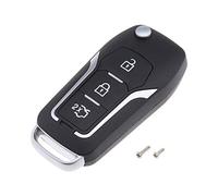 Create idea Guscio di ricambio per telecomando auto a 3 pulsanti HU101, compatibile con Fiesta Mondeo Focus con viti