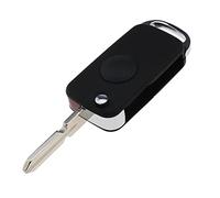 Create idea Guscio Per Chiave Telecomando Pieghevole A 1 Pulsante Con Chiave Grezza Compatibile Con Benz Mercedes E/S/SL/W124/R129 Accessori Di Ricambio Per Custodia Chiave Telecomando Nero