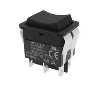 Create idea - Interruttore a bilanciere HY12-9-3, 6 pin, interruttore a pulsante, 125/250 V, 20 A/2 HP, per utensili elettrici industriali