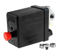 Create idea Interruttore compressore d'aria monofase 175 PSI 15 A + 3 tappi otturatore 1/4 BSP