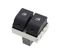 Create idea Interruttore per alzacristalli elettrici per auto 6Q0959858A compatibile con Polo MK 4 Fox compatibile con interruttore elettrico Cordoba MK 2 Ibiza MK 3, nero