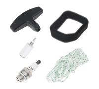 Create idea Kit Di Manutenzione Del Filtro Dell'aria Con Candela Cordino Di Trazione E Impugnatura Per Filtro Carburante Compatibile Con Ryobi