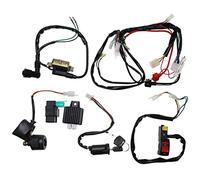 Create Idea - Kit di montaggio del cablaggio di avviamento del motore per 50cc 70cc 90cc 110cc 125cc PIT Quad Dirt Bike ATV Dune Buggy Raddrizzatore Sistema di accensione Unità CDI