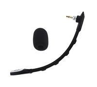 Create idea Microfono Per Cuffie Da 3,5 Mm Compatibile Con A40 TR Cuffie Da Gioco Astro Sostituzione Microfono Staccabile Con Copertura In Schiuma Per Parabrezza Lunghezza 16 Cm Nero