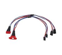 Create idea MPX 8Pin Multi-Wire Servo Estensione Spina 2 Piombo Maschio e Femmina Set 20AWG per RC Modelli