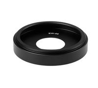 Create idea Paraluce rotondo in metallo EW-55 compatibile con Canon RF 28mm f/2.8 stm Olens nero