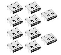 Create idea Porta Di Ricarica USB Tipo C Da 10 Pezzi Compatibile con PS5 Controller Dual Sense Maniglia Di Gioco Spina Di Ricarica Adattatore USB C Presa Per Caricabatterie Parti Di Riparazione