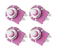 Create idea Potenziometro regolabile B500K da 29 mm, a 2 pin, 4 pezzi, per lampada da tavolo