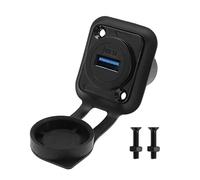 Create idea Presa connettore USB 3.0 per montaggio a pannello USB 3.0 femmina a femmina convertitore adattatore accoppiatore in linea D-tipo pass-through adattatore modulo 5Gbps