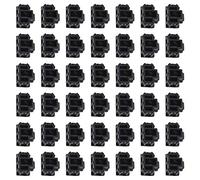 Create idea RJ45 12,5 x 10,5 x 6 mm, 50 pezzi, in PVC, anti polvere, protezione per porte Ethernet, colore nero, per mappe, anti-polvere