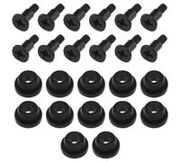 Create idea Set di 12 viti per disco rigido da 2,5 pollici con rondella in gomma Kit disco rigido Vite ammortizzante Vite di assorbimento degli urti per 2,5 pollici HDD SSD Custodie per computer