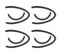 Create idea Set di 2 piedini di ricambio per mouse, spessore 0,6 mm, compatibili con mouse verticale Logitech MX