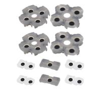 Create idea Set di 2 pulsanti conduttivi in silicone per controller L1R1 pulsanti di ricambio compatibili con controller PS5 grigio