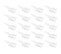 Create idea Set di 20 leve triangolari a quattro fori standard per canottaggio con vite per aerei Rc aeroplano schiuma 26 x 18 x 13 mm