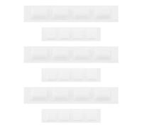 Create idea Set di 3 piedini in gomma con retro adesivo, coprivite, compatibili con console Nintendo Wii, colore bianco