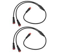 Create idea Spina di prolunga a 2 pin per modificare la luce dello scooter elettrico, 1 maschio a 2 femmina, splitter a Y