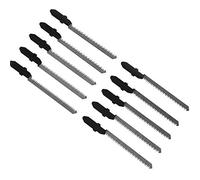 Create idea T-Shank T101AO Lame per seghetto alternativo HCS Curve Saw Blade Kit di Utensili per Laminato Pavimento Legno Plastica 10pcs