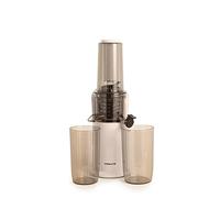 CREATE/JUICER SLOW MINI/Estrattore di succo a lenta estrazione Bianco Sporco/Funzione reverse, dimensioni compatte, facile da pulire, doppia uscita, motore DC da 150W