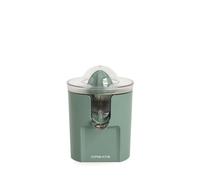 CREATE/JUICER STUDIO/Spremiagrumi elettrico verde salvia/Senza schizzi, serbatoio 230 ml, filtro per la polpa, sistema antigoccia, parti lavabili in lavastoviglie, 2 coni rimovibili, 100W