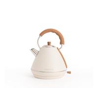 CREATE/KETTLE RETRO L/Bollitore elettrico bianco sporco/Ebollizione rapida, capacità 1,7 l, spegnimento automatico, autospegnimento, indicatore livello dell’acqua, Ø19 cm, 2200 W
