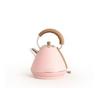 CREATE/KETTLE RETRO L/Bollitore elettrico rosa/Ebollizione rapida, capacità 1,7 l, spegnimento automatico, filtro anticalcare, autospegnimento, indicatore livello dell’acqua, Ø19 cm, 2200 W