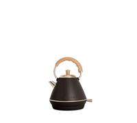 CREATE/KETTLE RETRO S/Bollitore elettrico nero/Ebollizione rapida, capacità 600ml, spegnimento automatico, filtro anticalcare, indicatore del livello dell'acqua, Ø17,2 cm, 800 W
