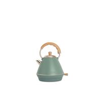 CREATE/KETTLE RETRO S/Bollitore elettrico verde salvia/Ebollizione rapida, capacità 600ml, spegnimento automatico, filtro anticalcare, indicatore del livello dell'acqua, Ø17,2 cm, 800 W