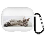 Create la vostra custodia per AirPods con foto e testo personalizzati, cover in morbido TPU compatibile con la custodia Airpod Pro (bianco)