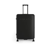 CREATE / LUGGAGE STUDIO/Valigia rigida in policarbonato nero / 53x31x76cm / Lucchetto TSA, 4 ruote doppie multidirezionali, materiali resistenti e durevoli