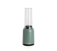 CREATE/MOI/Frullatore a tazza verde sage/frantumazione ed emolsuiona, per frullati e frullati, bicchiere da 400 ml, singolo, senza BPA, portatile, lame in acciaio inox, 230 W