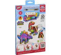 CREATE 'N COLOUR Dinosauri - Raptor e Stegosauro - 1 pz.