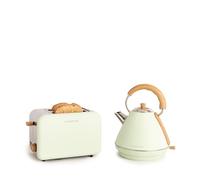CREATE/PACK TOAST RETRO + KETTLE RETRO/Tostapane e bollitore acqua verde/3 programmate di tostatura, 1,7 l