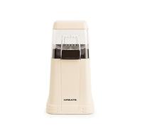 CREATE/POPCORN MAKER/Macchina elettrica per popcorn bianco sporco opaco/Senza oli o grassi, Facile da pulire, Popcorn in 3 min, 80g di mais per porzione, Sistema di sicurezza, 1200W