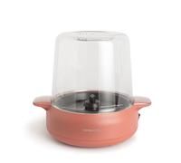 CREATE/POPCORN MAKER STUDIO/Macchina per popcorn con scioglitore di burro terracotta/Facile da usare, Fino a 100g di mais, Popcorn in 5 min, Popcorn dolci o salati, 500W