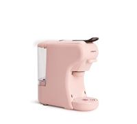 CREATE /POTTS/Caffettiera Multi-cialde ed espresso Rosa/Capacità 1,5 l, vassoio antigoccia rimovibile