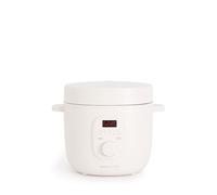 CREATE Rice Cooker, riso elettrico da 2 l, bianco rotto/programmabile fino a 24 ore, prepara torte, stufati o zuppe, funzione di mantenimento del calore, 400 W