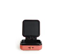 CREATE/STONE STUDIO PRO/Grill multifunzione con apertura 180º terracotta/Controllo temperatura, rivestimento antiaderente, vaschetta raccogligocce, manico a tocco freddo, 1400W