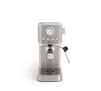CREATE / THERA CLASSIC COMPACT/Macchina da caffè espresso acciaio inox / 20 bar, semiautomatica, funzione caffè freddo, serbatoio da 1,2L, caffè macinato e cialde ESE 55mm, con vaporizzatore, 1350W