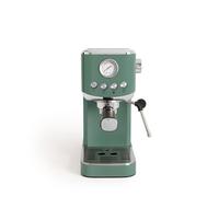 CREATE / THERA CLASSIC COMPACT/Macchina da caffè espresso verde salvia / 20 bar, semiautomatica, funzione caffè freddo, serbatoio da 1,2L, caffè macinato e cialde ESE 55mm, con vaporizzatore, 1350W