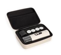 CREATE / THERA MOVE/Macchina da caffè espresso portatile con custodia da trasporto per capsule e caffè macinato bianco sporco/Preparazione a freddo e a caldo, 15 bar, capacità 80 ml, 150W