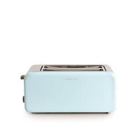 CREATE/TOAST RETRO XL/Tostapane Blu / 6 livelli di potenza, vassoio raccoglibriciole, termostato, scongelamento, riscaldamento, 2 fessure larghe, 1500W