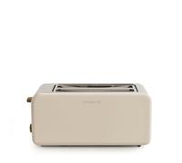 CREATE/TOAST RETRO XL/Tostapane Sabbia / 6 livelli di potenza, vassoio raccoglibriciole, termostato, scongelamento, riscaldamento, 2 fessure larghe, 1500W