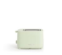 CREATE/TOAST STUDIO/Tostapane Verde / 6 Livelli di Potenza, Vassoio Raccogli briciole, Termostato, Sbrinamento, Riscaldamento, 2 fessure fette larghe, 750 W
