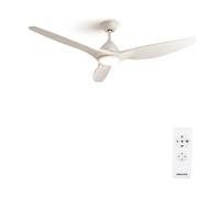 WIND SAIL - Ventilatore Da Soffitto 90W Silenzioso XL Ø163 Cm Con Luce 15W