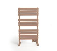 CREATE / Warm Towel 500 W/Termosifone Elettrico Moka con Piedini / 103 x 55 x 5 cm/termostato, Basso consumo