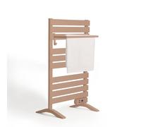 CREATE Warm Towel 500 W/Termosifone Elettrico Moka con Piedini e Ripiani, 103 x 55 x 5 cm, termostato, Basso consumo