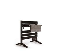 CREATE / Warm Towel Mini/Scaldasalviette Elettrico da Pavimento o da Parete Nero con Piedini e mensola / 58,4x41x55,8cm / Basso consumo, programmabile, asciuga Asciugamani, 150 W